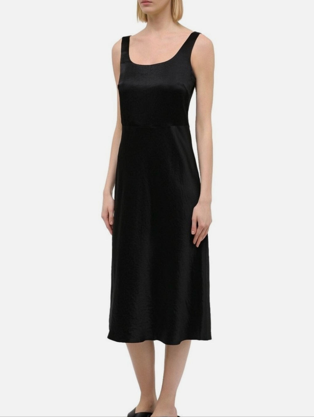 Vince Little Black Midi Cocktail Dress